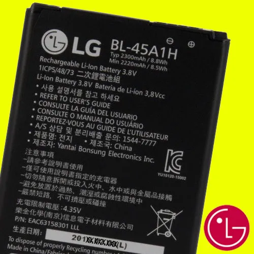 ORIGINAL LG BL-45A1H AKKU ACCU K420N K10 LTE Q10 K420 K450 EAC63158301 2300mAh