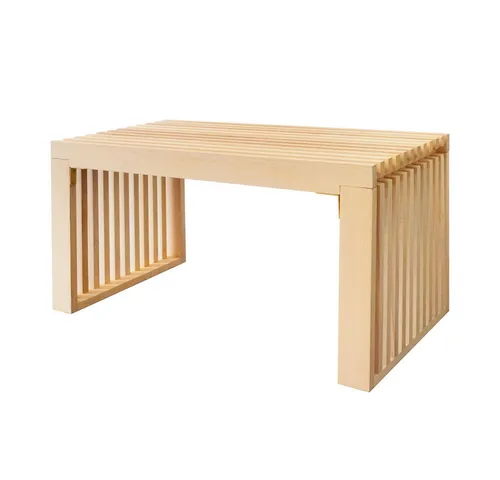 HOME DELUXE Sitzbank LORA aus Kiefernholz - 78 x 40 x 42 cm - Die stilvolle Sitzbank LORA aus hochwertigem Kiefernholz überzeugt durch ihr minimalistisches Design und die lasierte Oberfläche für einen langlebigen Schutz. Ideal für Flur, Terrasse oder Wohnzimmer!