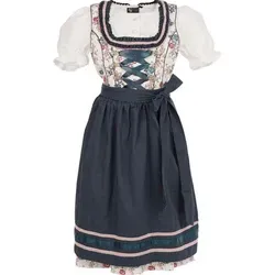 Maddox Dirndl Kinderdirndl 'Rosalie' 3-tlg., Streublümchen Weiß blau 122