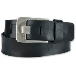 BERND GÖTZ Ledergürtel Jeansgürtel im rustikalen Look schwarz 90 - Gürtel aus hochwertigem Leder mit rustikalem Look, ideal für den casual Stil. Breite von 5 cm sorgt für perfekten Halt und modische Akzente.
