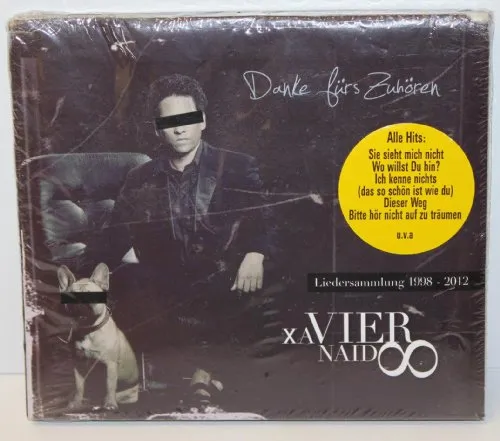 XAVIER NAIDOO "DANKE FÜRS ZUHÖREN - BEST OF" CD - Best-of-CD von Xavier Naidoo mit Hits aus 1998-2012. Erleben Sie eine emotionale Liedersammlung in hochwertiger Audioqualität.