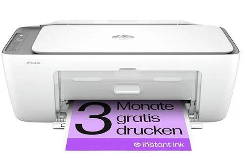 HP DeskJet 2820e - All-in-One Multifunktionsdrucker in Weiß, kabellose Bluetooth-Verbindung und benutzerfreundliches Design für Zuhause und kleine Büros