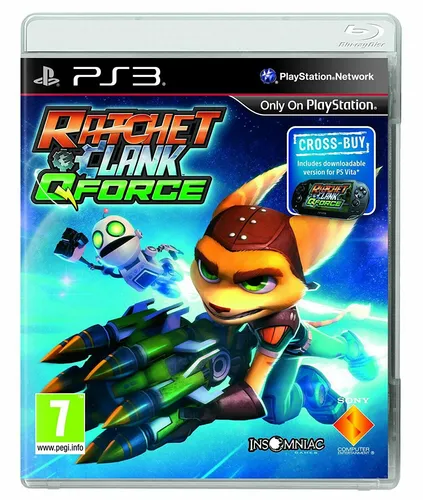 Ratchet & Clank QForce für PS3 - Actiongeladenes Videospiel für Sony PlayStation 3, ohne Regionalsperre und ideal für Fans von Abenteuer- und Plattformspielen. USK ab 12 Jahren.