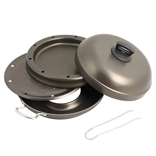 Camping Backofen Barbecue Pop 4 tlg - Herde & Backöfen – Ideal für fettfreies Kochen mit Antihaftbeschichtung, perfekt für Diäten und Campingabenteuer!