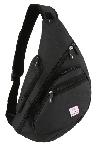 KangaROOS Umhängetasche Heaven - vielseitig tragbar - Umhängetasche aus strapazierfähigem Nylon, als Rucksack oder Crossbody tragbar. Mit praktischen Fächern und verstellbarem Schulterriemen für optimalen Tragekomfort.