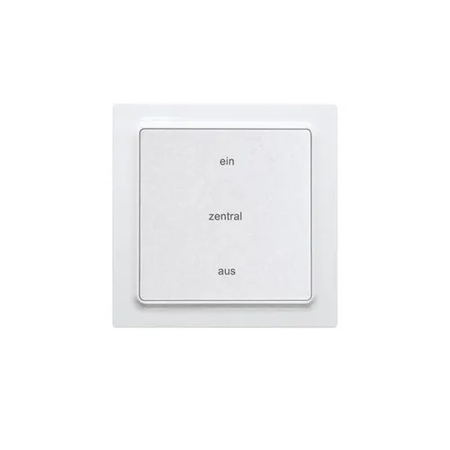 Eltako F2ZT55E-am Funktaster im E-Design55 - Standard-Design Funktaster, batterie- und leitungslos, erzeugt Energie für Funktelegramme selbst bei Tastendruck – ideal für moderne Smart Home Anwendungen.
