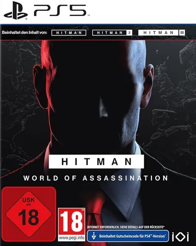 HITMAN: World of Assassination für PlayStation 5 - PC- & Videospiele, packendes Stealth-Gameplay mit umfangreicher Handlung und verschiedenen Spielstilen, USK ab 18 Jahren