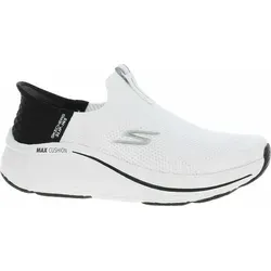Skechers Slip-ins Max Cushioning Elite 2.0 - Weiß-Schwarz, Größe 38,5 - Sneaker mit Kissenkomfort und Slip-In Technologie für einfaches An- und Ausziehen. Ideal für Freizeit, mit atmungsaktiver Air-Cooled Memory Foam-Innensohle für optimalen Tragekomfort.
