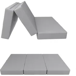 POKAR Klappmatratze 120x195 cm - Wasserabweisend und Faltbar - Vielseitige POKAR Faltmatratze für Gästebett, Camping oder Reisen. Mit OEKO-TEX Standard 100 Zertifikat für geprüfte Qualität. Einfach zu transportieren und pflegeleicht, bietet sie optimalen Komfort und eine hohe Lebensdauer.