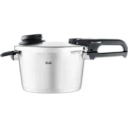 Fissler Vitavit Premium Schnellkochtopf 8 L - Edelstahl-Dampfkochtopf mit 4 Garstufen - Kochtöpfe - Schnell und gesund kochen: Reduziert Garzeiten um 70% und erhält bis zu 90% der Vitamine. Ideal für alle Herdarten, inklusive Induktion, mit sicherem Verschluss.
