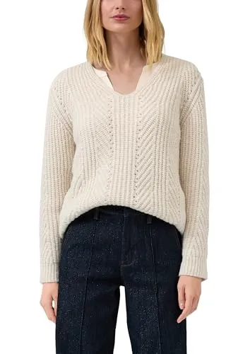 s.Oliver Pullover mit Pailletten – Glamour für jeden Anlass - Stylischer Pullover mit Pailletten, ideal für besondere Anlässe. Bequemer Schnitt und schimmernde Details machen ihn zum perfekten Begleiter für dein Outfit.