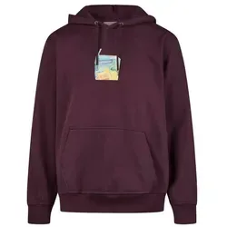 Kapuzensweatshirt CLEPTOMANICX "Boxy Hooded Durst", Herren, Gr. L, lila - Herren-Sweatshirts aus 100% Baumwolle, im lockeren Schnitt für höchsten Komfort. Ideal für entspannte Stunden und stylische Looks – ein Must-Have für deinen Kleiderschrank!