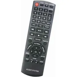 N2QAYB000641 Fernbedienung für Panasonic SC-HC35 SA-HC35 SC-HC55 Stereoanlage - Schwarz