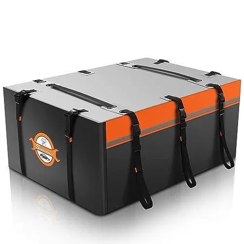 Sailnovo Roof Bag Box Soft-Shell Carrier 21 piedi cubi Con/Senza portapacchi