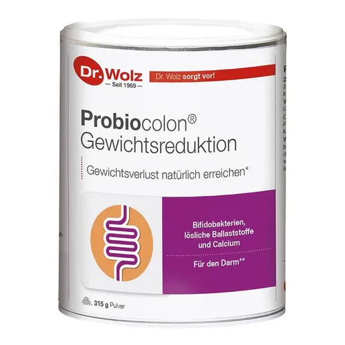 Probiocolon Gewichtsreduktion Dr.wolz 315 g - Pulver zur Unterstützung der Gewichtsreduktion, rezeptfrei und von Dr. Wolz Zell GmbH