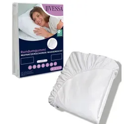 Rundumgummi Matratzenschoner 2er Set 90x200 cm - Wasserdichter Matratzenschoner für optimalen Schutz und ein angenehmes Schlafklima. Atmungsaktiv, leicht und geräuscharm – ideal für ruhige Nächte. Waschbar bis 60°C für einfache Pflege.