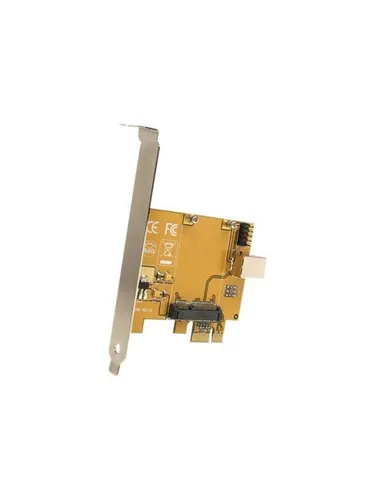 StarTech.com PCI Express auf Mini PCI Express Adapter Karte - Kompakt-Slotblech, ideal für vollwertige Mini PCI Express-Karten mit Passthrough-Design