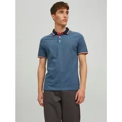 Jack & Jones Herren Slim Fit Polo Shirt JJEPAULOS - Poloshirt in schmaler Passform aus hochwertigem Piqué-Baumwollstoff, ideal für lässige Sommerlooks und angenehm zu tragen.