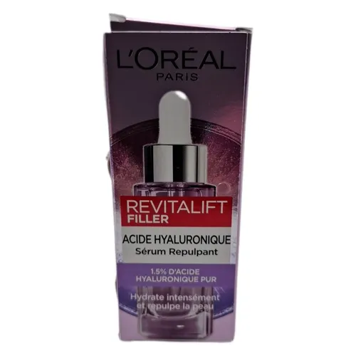L'Oréal Paris Revitalift Filler 1,5% Hyaluronsäure Serum - 30ml - Hochwertiges Hautserum mit 1,5% Hyaluronsäure für intensive Feuchtigkeitspflege, ideal zur Unterstützung der Hautpflege.