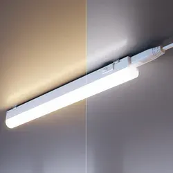 ledscom.de 5er Set LED Unterbau-Leuchten Rigel - Farbtemperatur einstellbar - Flexibles LED Unterbauleuchten-Set für Küche und Werkstatt. Mit einfacher Montage und energiesparender Technologie sorgt es für individuelle Beleuchtung. Wählen Sie zwischen warmweißer und weißer Lichtfarbe.