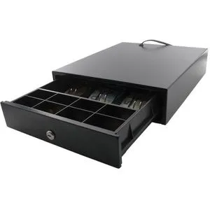 ARTDEV AC-3000 Kassenschublade, 30 x 36 cm, 3 Schein- und 8 Münzfächer, elektrisch über RJ12