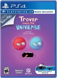 Trover Saves the Universe - PS4 [US Version] - Actionreiches Abenteuer von den Machern von Rick and Morty. Reise durch den Kosmos, rette deine Hunde und erlebe schrille Charaktere in einem einzigartigen VR-Spiel. PLAYSTATION VR BRILLE & KAMERA erforderlich!