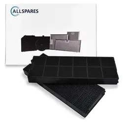 AllSpares Aktivkohlefilter für Dunstabzugshauben - 2x Set - Dunstabzugshaubenfilter, kompatibel mit Refsta K26, Gorenje 182192, Candy 49016876 und Seppelfricke 610000081. Hohe Filterqualität sorgt für frische Luft und entfernt unangenehme Gerüche.