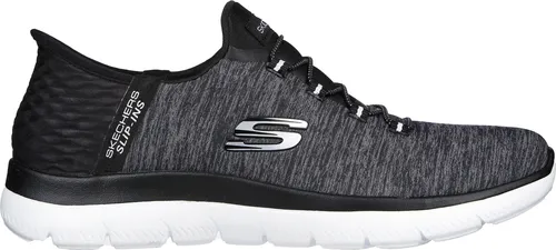 Skechers Damen Sneakers - Schwarz/Weiß, 38 EU - Damen-Sneaker mit Hands Free Slip-ins für einfachen Einstieg. Exklusives Fersenkissen und luftgekühlte Memory-Foam Einlegesohle bieten optimalen Komfort und Halt.