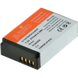 Jupio Akku Canon LP-E12 - NB-E12 | Hochleistungsakku für Canon - Akkus für Canon mit hoher Kapazität und langer Lebensdauer, ideal für Fotografen, die viel unterwegs sind.