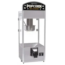 Neumärker SB-Popcornmaschine Self-Service Pop 00-51554 - Praktische Self-Service Popcornmaschine für den Einzelhandel. Mit Knusperfrisch-System und entnehmbarem Edelstahlkessel für einfache Reinigung. Produziert in nur 3 Minuten frisches Popcorn auf Knopfdruck.