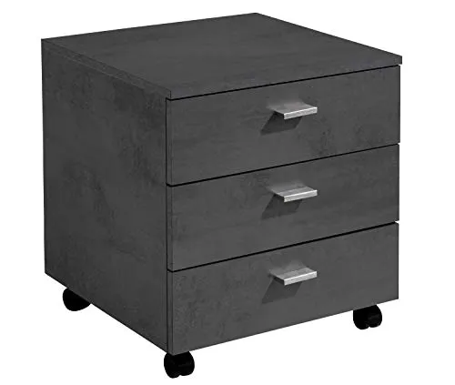 Mäusbacher Rollcontainer MISTER OFFICE - Büroschränke mit 3 Schubladen, platzsparend und mobil dank Rollen, ideal für ein ordentliches Home Office oder Büro.