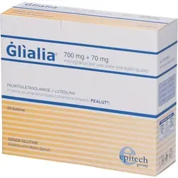 Glialia 700mg+70mg 20bust - Nahrungsergänzungsmittel für eine optimale Gehirnfunktion, unterstützt die Konzentration und Gedächtnisleistung.