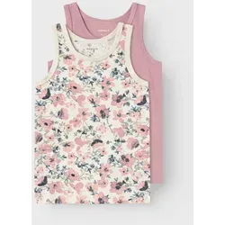 Name It Unterhemd NMFTANK TOP 2P NOSTALGIA FLOWER NOOS (Packung, 2-St) rosa 92