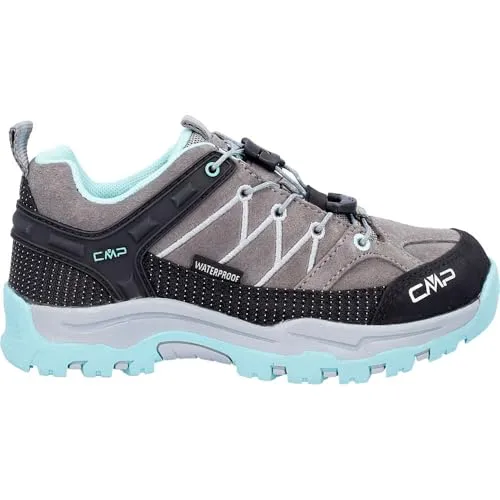CMP Kids Rigel Low Trekking Shoes Wp Unisex Kinder Trekking-Schuhe, Cemento Alluminio, 30 EU