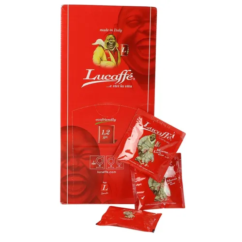 Lucaffe MAMMA LUCIA 44mm E.S.E. System Kaffee Pads 150 Stück - Kaffee mit 50% Arabica und 50% Robusta Bohnen, ideal für Americano, Lungo und Schümli. Perfekt für E.S.E. Maschinen und hervorragendes Preisleistungsverhältnis.