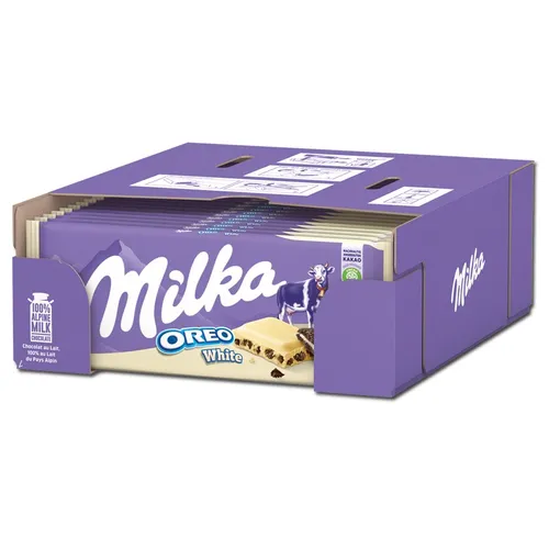  Milka Oreo White Schokolade, 22 Tafel je 100g 17,07€/1kg