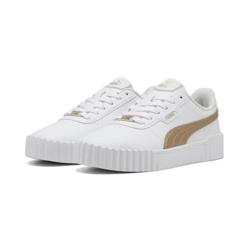 PUMA CARINA 3.0 DAYINIGHT Sneaker - Sportliche Sneaker in PUMA White-PUMA Gold, ideal für den Alltag mit komfortabler Passform und stylischem Design.