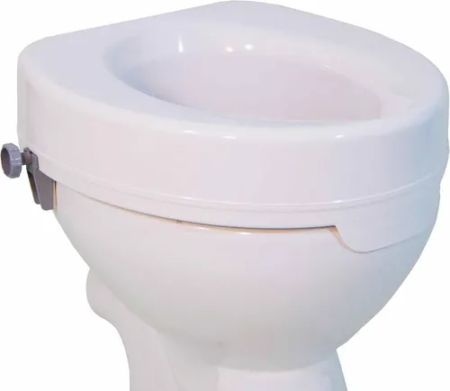 Toilettenaufsatz Ticco 2G - 10cm Sitzerhöhung ohne Deckel - Toilettensitze, ergonomische 10cm Sitzerhöhung für mehr Komfort, max. Belastbarkeit 225kg, ideal für ältere Menschen oder Personen mit eingeschränkter Mobilität.