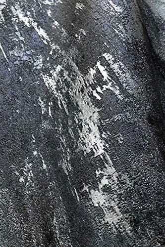 Newroom Vliestapete Specta Noir - Schwarze Glitzer Tapete für Wohnzimmer und Flur, wasser- und dampfbeständig, ideal auch für Nassbereiche, restlos trocken abziehbar und pflegeleicht.