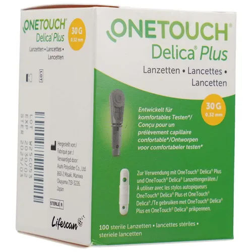 OneTouch Delica Plus Nadellanzetten 100 St - Arzneimittel für sanfte Blutentnahme, ideal für Diabetiker, jetzt günstig bei Ihrer Beraterapotheke bestellen.