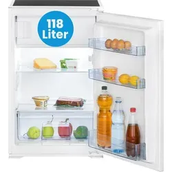 Bomann Einbaukühlschrank KSE 7810 - 118L mit Gefrierfach, moderne Abtauautomatik und flexibler Türanschlag für optimale Anpassung in Ihrer Küche
