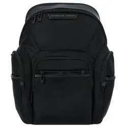 Porsche Design Roadster Daypack M - 40 cm Laptopfach in Schwarz - Eleganter Rucksack mit speziellem Laptopfach für Geräte bis 40 cm, ideal für Business und Freizeit.