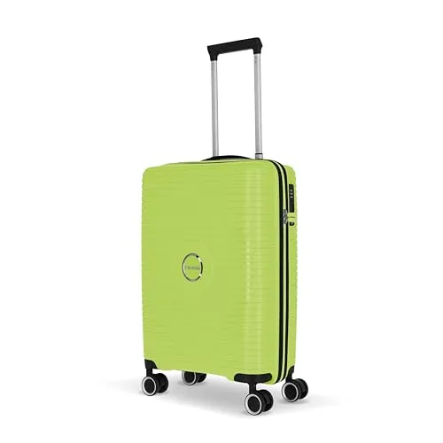 Travelite Orbita 4-Rollen Trolley - Limone - Trolley für Handgepäck, 4 laufruhige Doppelrollen, TSA-Kombinationsschloss und geräumiges Hauptfach für optimale Organisation auf Reisen.