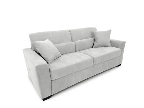 fornera f60 Schlafsofa - 3-Sitzer mit hochwertiger Kaltschaummatratze - Sofas & Couches, komfortable Schlaffunktion mit vollwertiger Kaltschaummatratze und einem stabilen CATAS Bettgestell für erholsamen Schlaf.