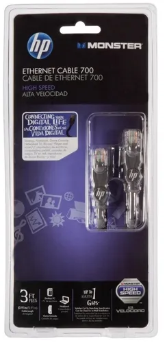 Monster HP 0,9m Netzwerk-Kabel Cat5e STP Lan-Kabel Patch Cat 5e Gigabit Ethernet