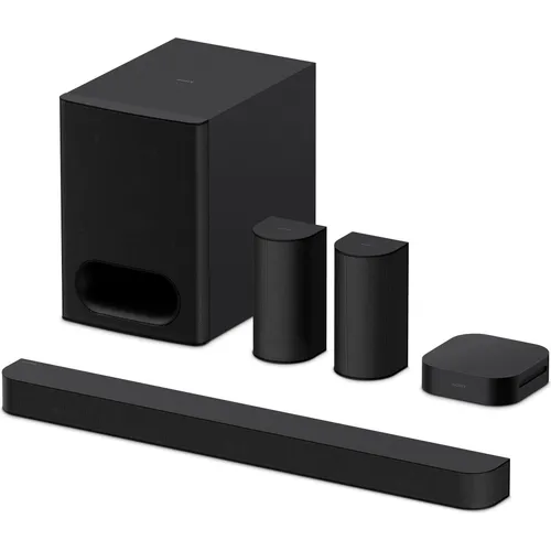 Sony BRAVIA Theatre System 6 - 5.1-Kanal-Surround Sound - Heimkinosystem mit 1000 W Leistung, Dolby Atmos und KI Voice Zoom 3 für verbesserten Dialog. Ideal für Filme und Partys, einfach über Smartphone steuerbar.