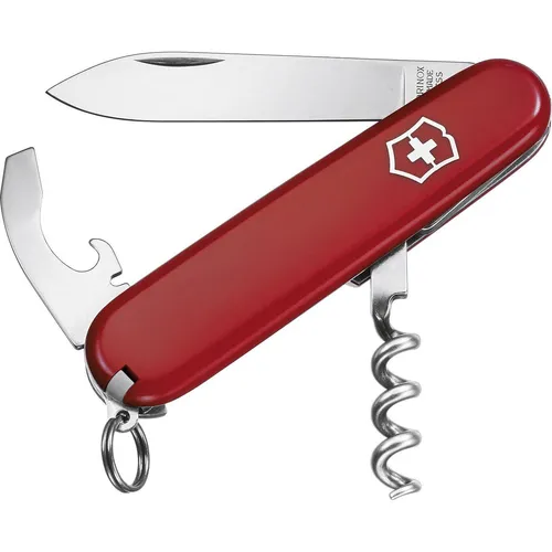 Victorinox WAITER 0.3303.B1 Taschenmesser - Kompaktes Taschenmesser mit 10 Funktionen, ideal für unterwegs und perfekt für Outdoor-Aktivitäten.