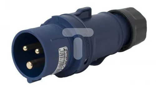 Wtyczka przenośna 16A 3P 230V niebieska IP44 SpeedPRO 13200