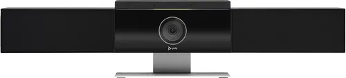 HP Poly Studio Videokonferenzsystem - 4K UHD Kamera, Mikrofon und Lautsprecher, erstklassige Audioqualität und intelligenten Blickfeld für kleine Konferenzräume