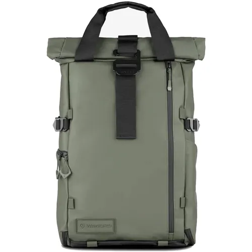 WANDRD PRVKE 31L Fotorucksack Wasatch Grün V4 - Rucksäcke mit 31 Litern Stauraum, wetterfest und ideal für Fotografen, die ihre Ausrüstung sicher transportieren möchten.